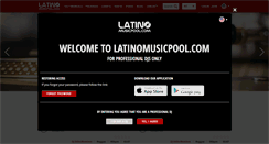 Desktop Screenshot of latinomusicpool.com